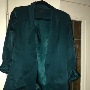 Emerald green structured blazer sz. 38 EU